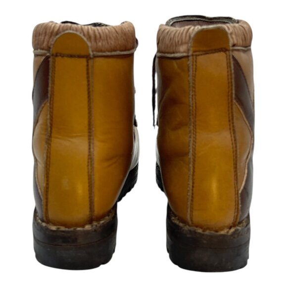 Vintage K2 Vibram Montagna Block Leather Waffle Stompers 7.5  display picture 3